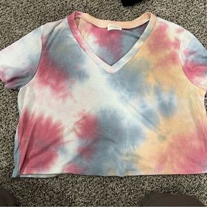 Tie dye crop